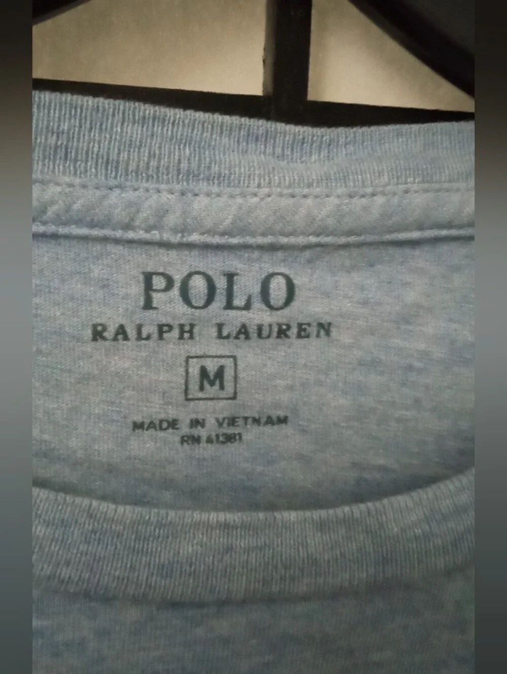 Polo by Ralph Lauren Light Blue Short Sleeve Pocket Tee